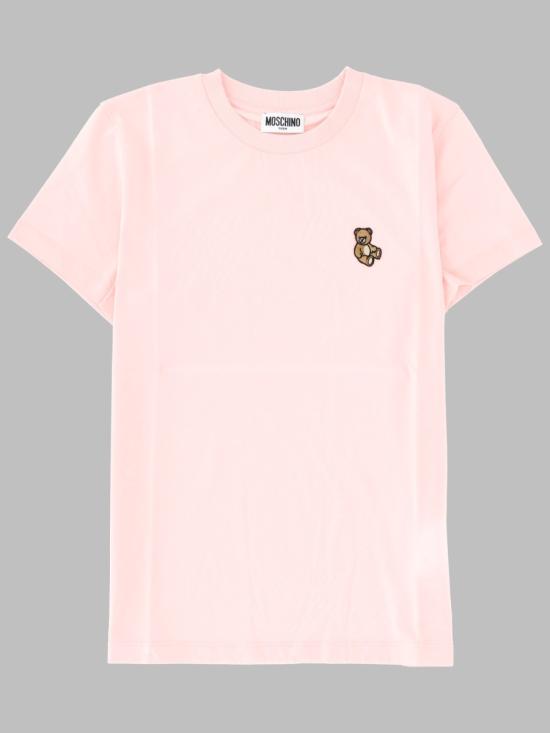 25FW [키즈] 모스키노 티셔츠 HRM058K LAA1050209 PINK