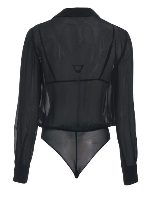 26FW 엘리자베타프랜치 바디수트 티셔츠 CB00966E2 110 Nero - ELISABETTA FRANCHI