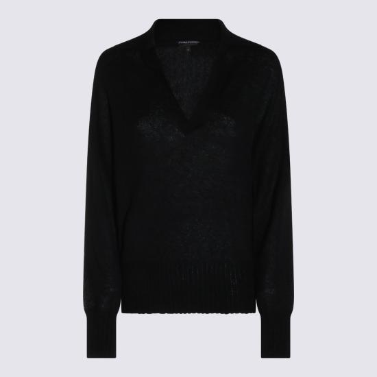 26FW 톰포드 스웨터 MAK1440 YAX1029NAA Black