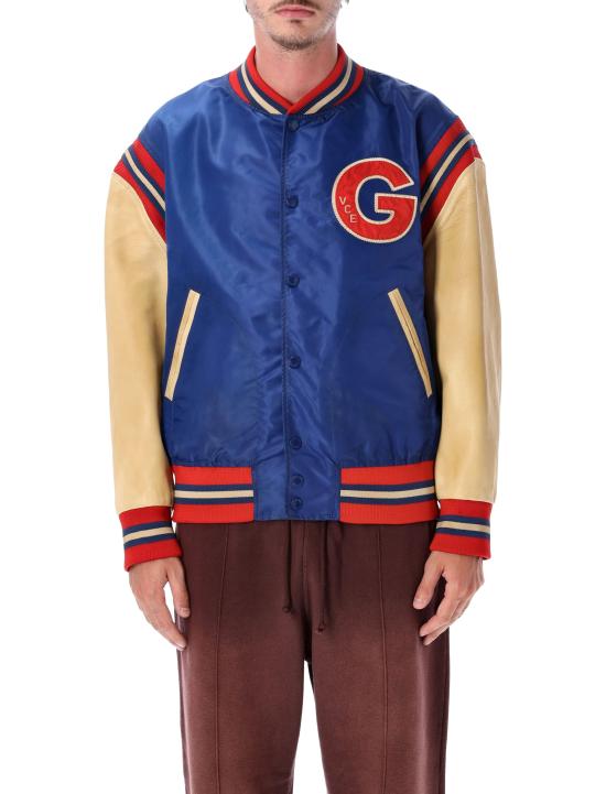 26FW 골든구스 봄버 자켓 GMP02792P002665 51141 BLUE NATURAL RED