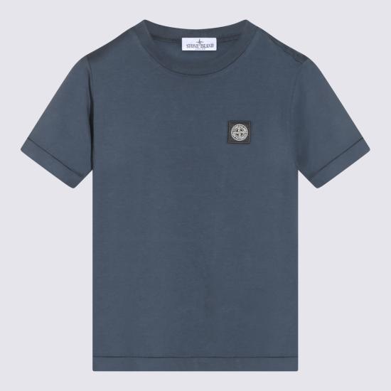 26FW [키즈] 스톤 아일랜드 티셔츠 L2S162100003 S0047V0020 NAVY BLUE