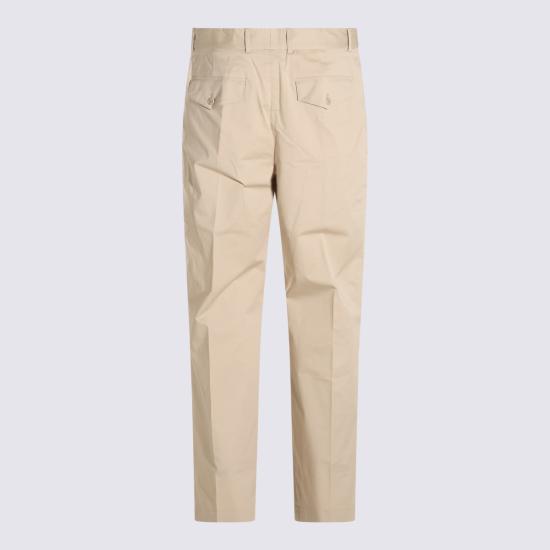 26FW 카사블랑카 스트레이트 팬츠 MPF26TR462 01 Beige - CASABLANCA