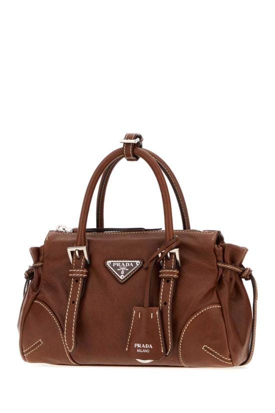 26FW 프라다 토트백 1BA499VOOM2ZQX F0BW5 Brown - PRADA