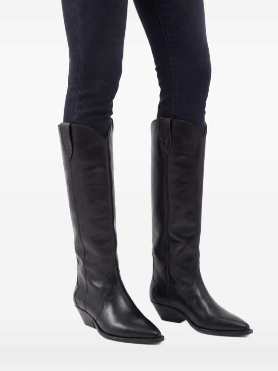 26FW 이자벨마랑 덴비 스웨이드 레더 하이 부츠 BT0001FA A3A03S01BK Nero - ISABEL MARANT
