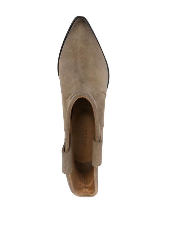 26FW 이자벨마랑 드위나 스웨이드 카프스킨 카우보이 부츠 BO0002FA A1A03S50TA BEIGE - ISABEL MARANT