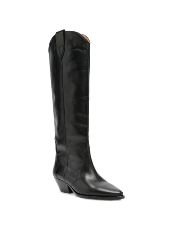 26FW 이자벨마랑 드위나 카프스킨 레더 카우보이 부츠 BO0002FA A3A03S01BK NERO - ISABEL MARANT
