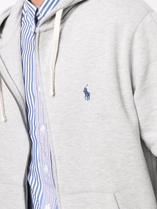 26FW 폴로 랄프로렌 후드 티셔츠 710813297 002 Grigio - POLO RALPH LAUREN