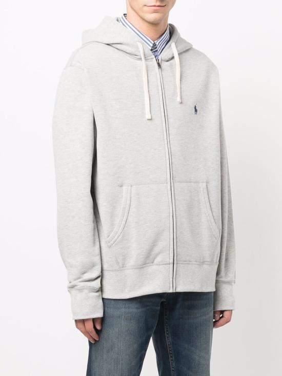 26FW 폴로 랄프로렌 후드 티셔츠 710813297 002 Grigio - POLO RALPH LAUREN