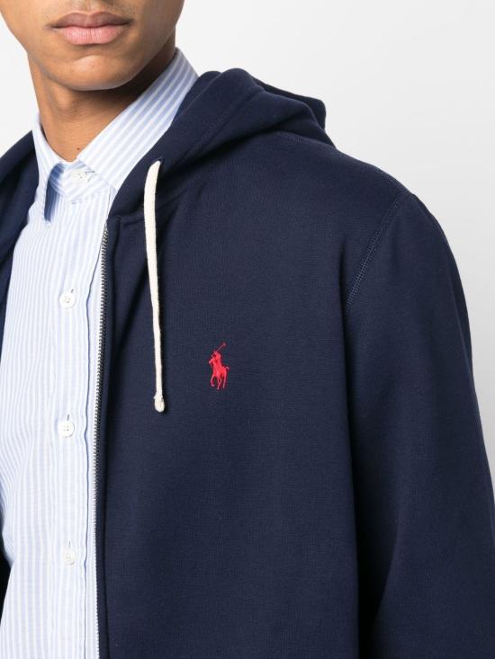 26FW 폴로 랄프로렌 후드 티셔츠 710813297 004 Blu - POLO RALPH LAUREN