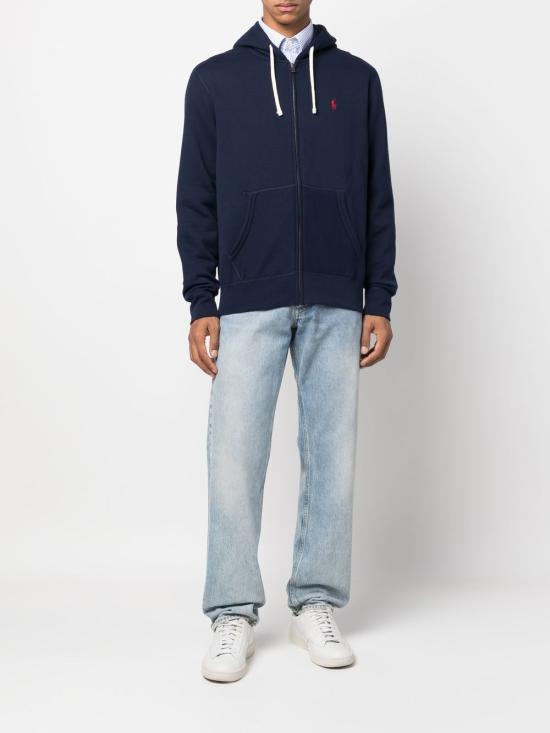 26FW 폴로 랄프로렌 후드 티셔츠 710813297 004 Blu - POLO RALPH LAUREN