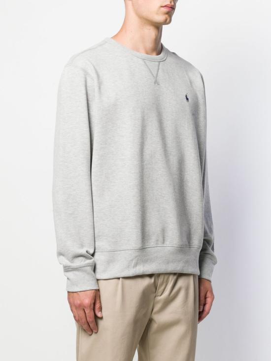26FW 폴로 랄프로렌 포니 로고 자수 맨투맨 710766772 004 Grigio - POLO RALPH LAUREN