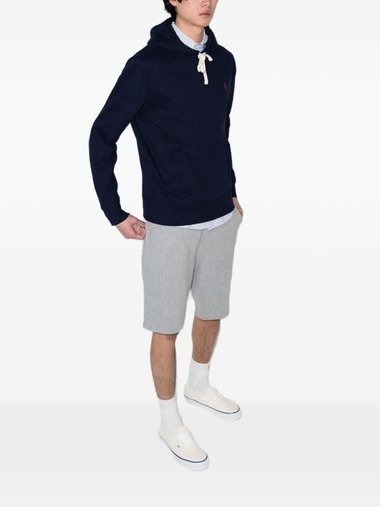 26FW 폴로 랄프로렌 포니로고 자수 후드 티셔츠 710766778 007 Blu - POLO RALPH LAUREN