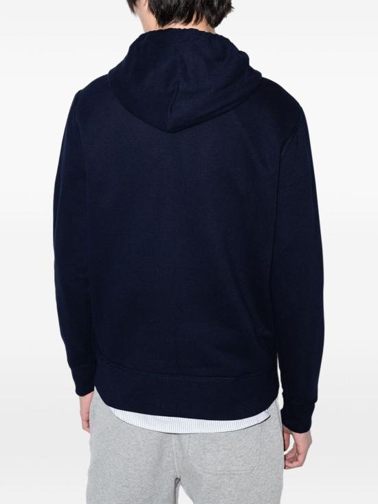 26FW 폴로 랄프로렌 포니로고 자수 후드 티셔츠 710766778 007 Blu - POLO RALPH LAUREN