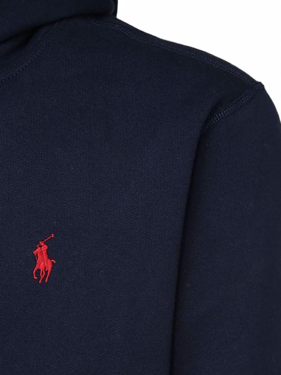 26FW 폴로 랄프로렌 포니로고 자수 후드 티셔츠 710766778 007 Blu - POLO RALPH LAUREN