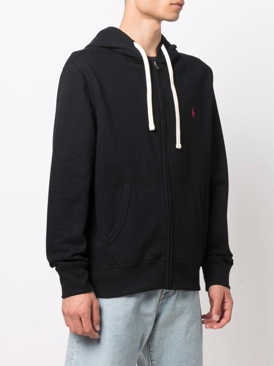 26FW 폴로 랄프로렌 후드 티셔츠 710813297 001 Nero - POLO RALPH LAUREN
