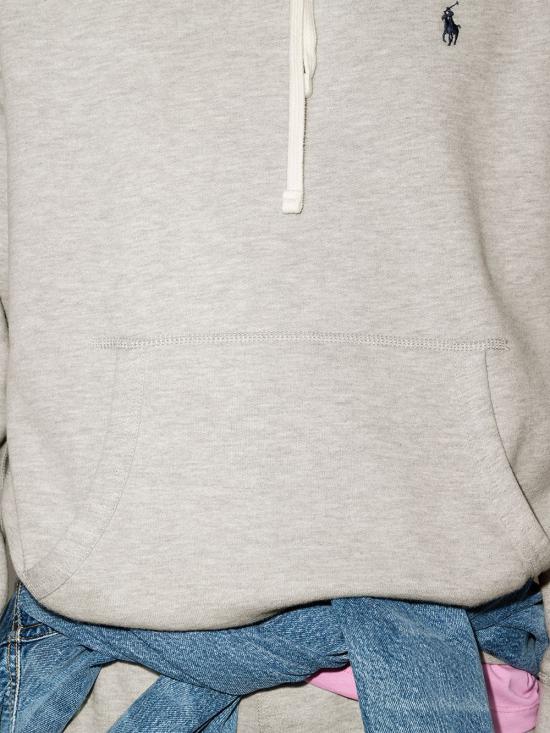 26FW 폴로 랄프로렌 포니로고 자수 후드 티셔츠 710766778 006 Grigio - POLO RALPH LAUREN
