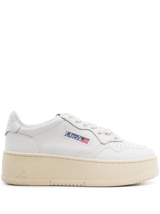 26FW 오트리 메달리스트 플랫폼 스니커즈 PTLWLL15 Bianco