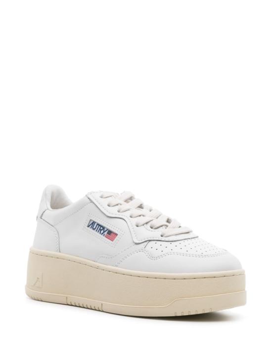 26FW 오트리 메달리스트 플랫폼 스니커즈 PTLWLL15 Bianco - AUTRY