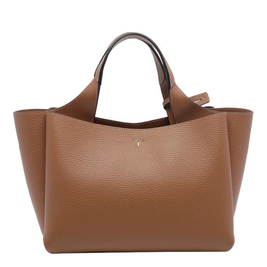 26FW 토즈 미니 토트백 XBWAPAFL100 QRIS410 Brown - TODS