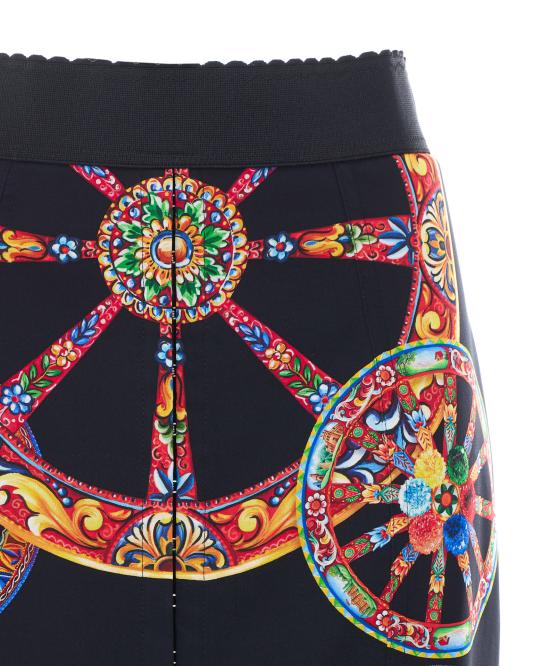 26FW 돌체앤가바나 미디 스커트 F4K33T GDDTAHN6CL Multicolor - DOLCE & GABBANA