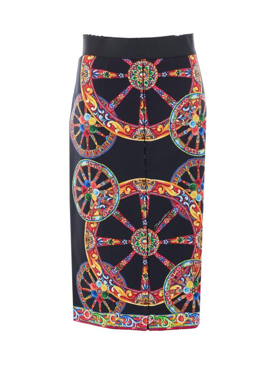 26FW 돌체앤가바나 미디 스커트 F4K33T GDDTAHN6CL Multicolor