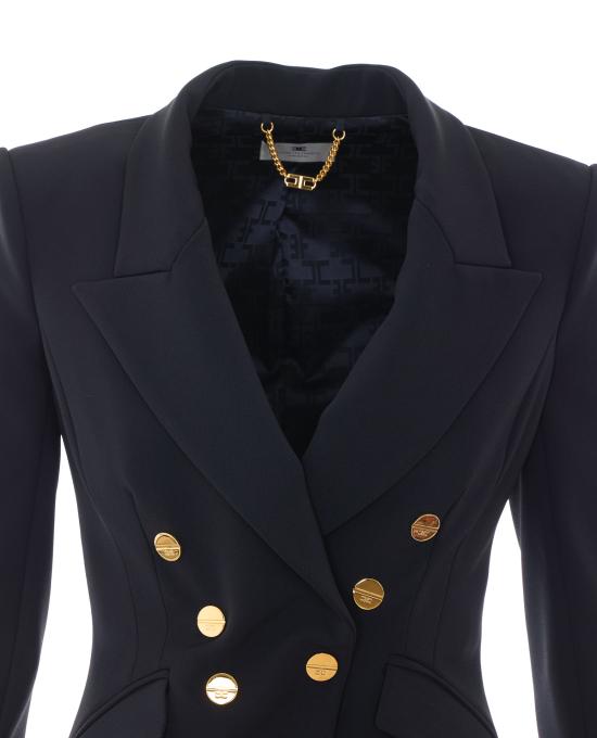 26FW 엘리자베타프랜치 수트 자켓 GI26866E2 110 Black - ELISABETTA FRANCHI