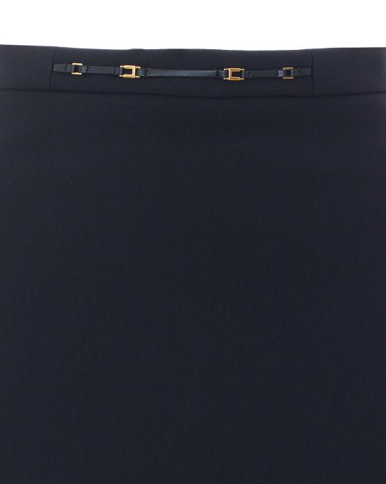 26FW 엘리자베타프랜치 미디 스커트 GO22366E2 110 Black - ELISABETTA FRANCHI