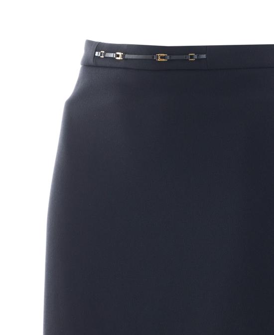26FW 엘리자베타프랜치 미디 스커트 GO22366E2 110 Black - ELISABETTA FRANCHI