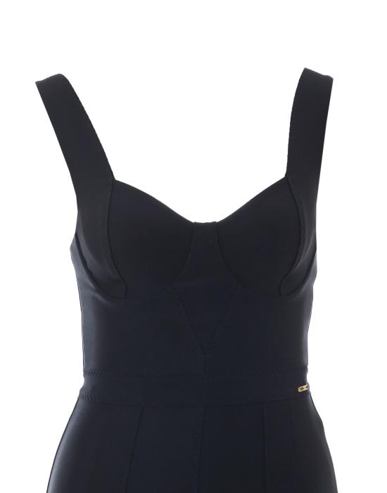 26FW 엘리자베타프랜치 미디 원피스 AB98566E2 110 Black - ELISABETTA FRANCHI