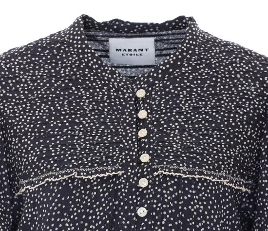 26FW 이자벨마랑에뚜왈 데이니아 미디 드레스 RO1165FA D3J03EBKEC Black - ISABEL MARANT ETOILE