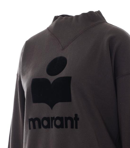 26FW 이자벨마랑에뚜왈 모비 로고 스웨트셔츠 SW0003FA A1M07E02FK BLACK - ISABEL MARANT ETOILE