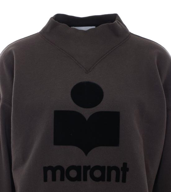 26FW 이자벨마랑에뚜왈 모비 로고 스웨트셔츠 SW0003FA A1M07E02FK BLACK - ISABEL MARANT ETOILE