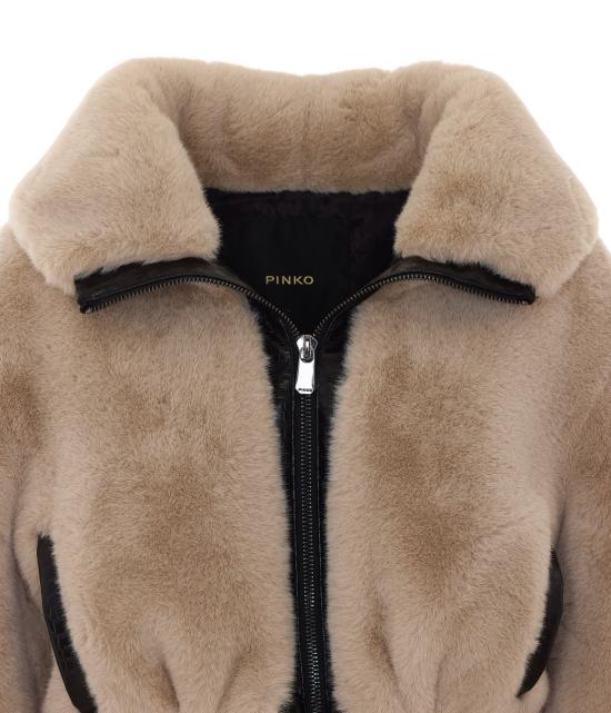 26FW 핑코 자켓 107040 A3E7C32 Beige - PINKO