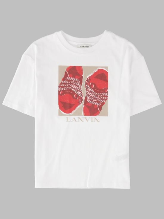 26SS [키즈] 랑방 티셔츠 N30363K 10P WHITE
