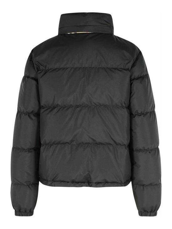 25FW 버버리 체크 테이프 앰블사이드 푸퍼 자켓 8110250 Black - BURBERRY