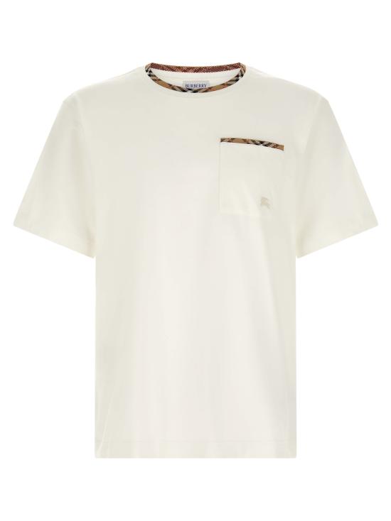 26FW 버버리 반팔 티셔츠 8127629CHALK White