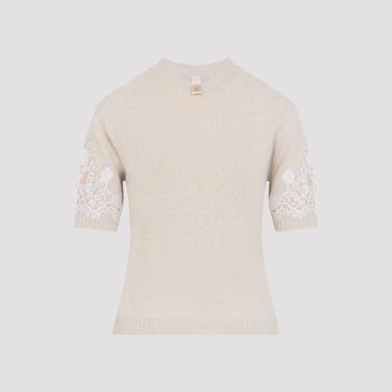 26FW 알베르타 페레티 반팔 티셔츠 A09096601 0008 AVORIO - ALBERTA FERRETTI