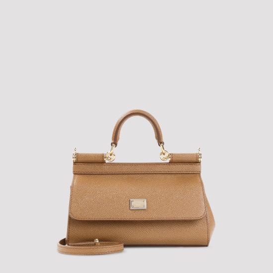 26FW 돌체앤가바나 SICILY 시실리 스몰 핸드백 BB7116 B1001 8M417 CARAMELLO