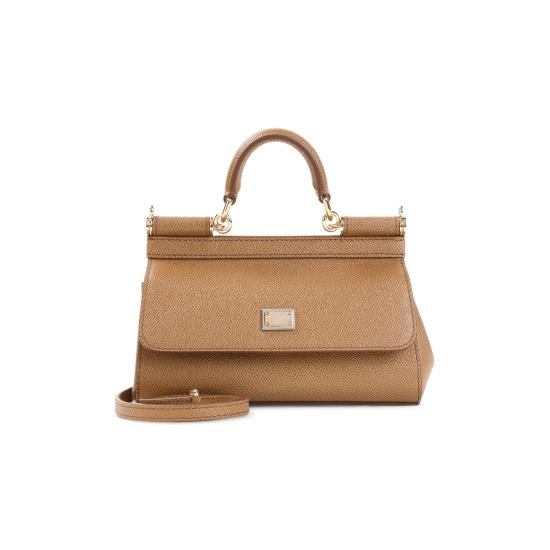 26FW 돌체앤가바나 SICILY 시실리 스몰 핸드백 BB7116 B1001 8M417 CARAMELLO - DOLCE & GABBANA