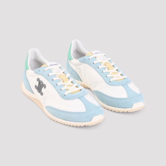26FW 셀린느 스니커즈 364365257 GKQ4 OPTIC WHITE LIGHT BLUE GREEN - CELINE