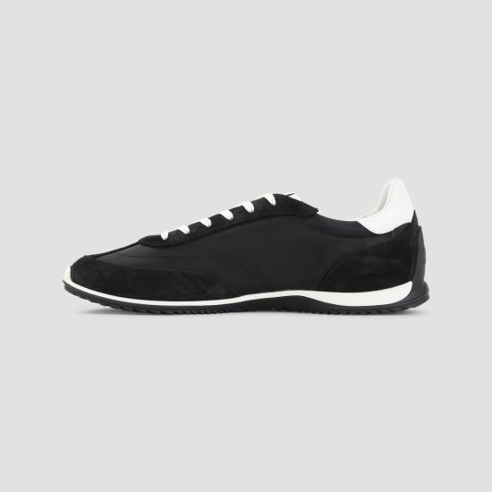 26FW 셀린느 트리옹프 레이서 로우 레이스업 스니커즈 364945257 38AW BLACK WHITE - CELINE
