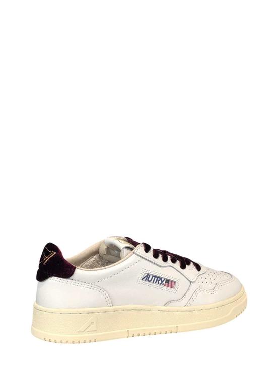 26FW 오트리 메달리스트 로우 레더 스니커즈 AULWVZ01 LEA VELVLOGO WHT FIG VZ01 - AUTRY