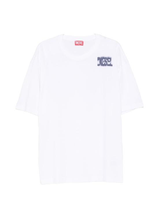 26FW 디젤 반팔 티셔츠 A25126 0QIAM100 Bianco