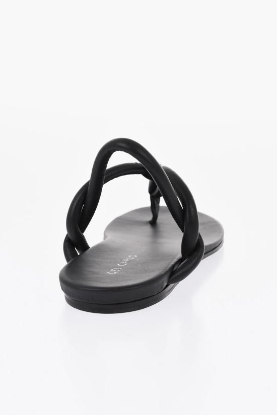 델 칼로 샌들 10725PIUMA NERO Black - DEL CARLO