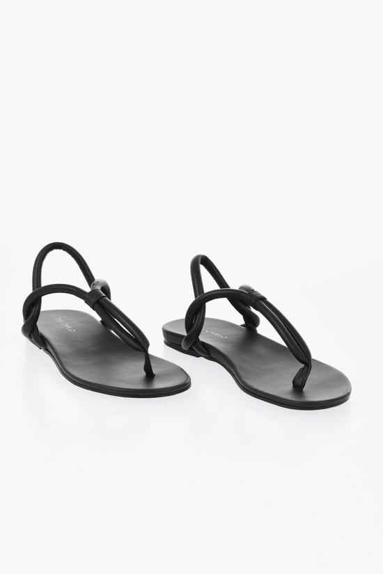  델 칼로 샌들 10725PIUMA NERO Black