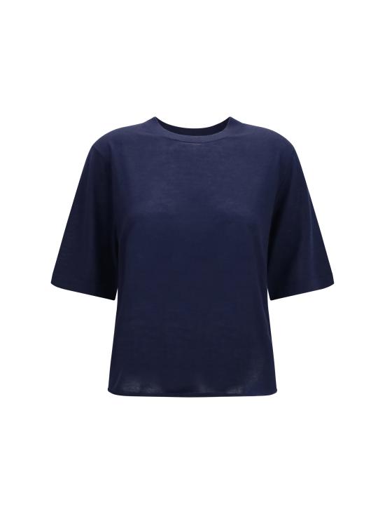 26FW 루루 드 세종 반팔 티셔츠 NALALDS NAVY BLUE