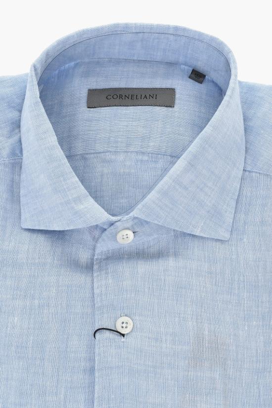  꼬르넬리아니 긴팔 셔츠 91P126 3111092 007 Light blue - CORNELIANI