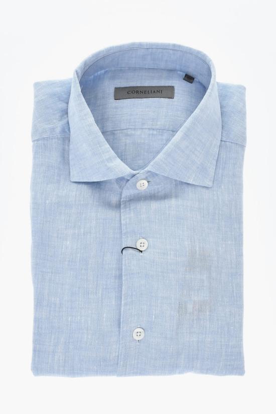  꼬르넬리아니 긴팔 셔츠 91P126 3111092 007 Light blue