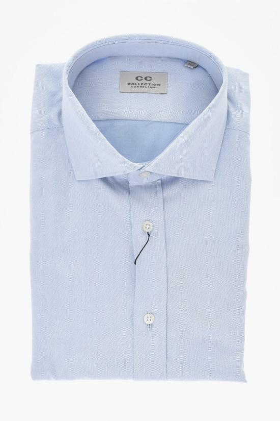  꼬르넬리아니 긴팔 셔츠 91PX23 3161211 008 Light blue