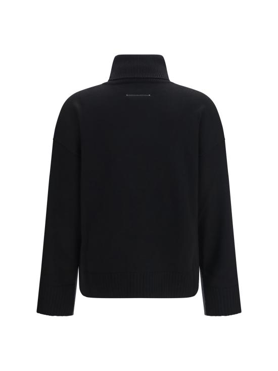 26FW MM6 메종마르지엘라 터틀넥 S52HA0306M13280 961 BLACK - MM6 MAISON MARGIELA